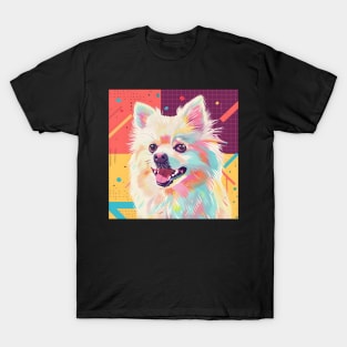 70s Spitz Vibes: Pastel Pup Parade T-Shirt